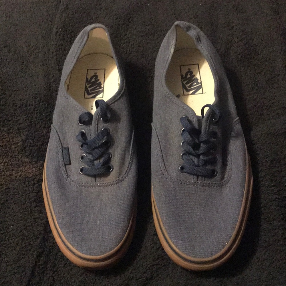 Blue authentic vans
